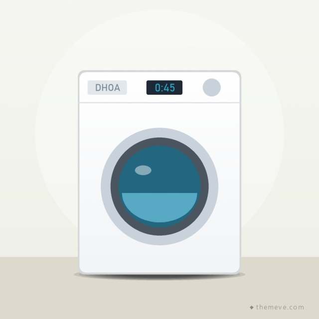 Dhoa Steam 8 kg Front Load Washer