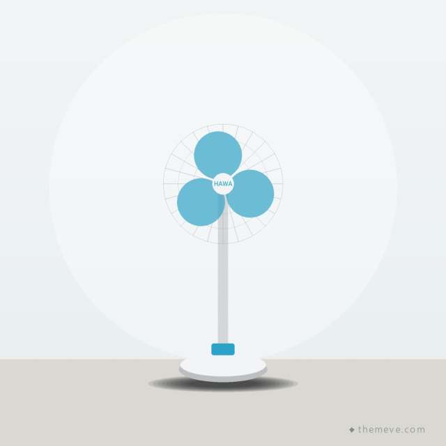 Bayu Rechargeable Stand Fan 16″